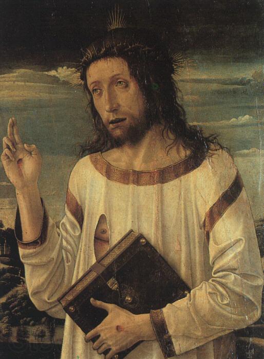 Giovanni Bellini Christ's Blessing Spain oil painting art